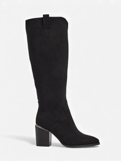 Women's Eco-Suede Stiletto Heel Boots Ferrevi