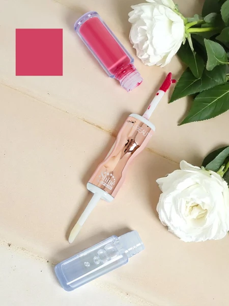 2-in-1 Lipstick and Clear Lip Gloss Gummy Bare