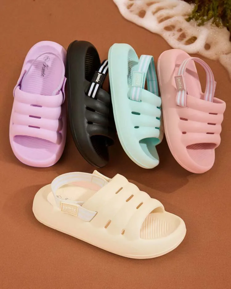 Royalfashion Women's Sportin rubber flip-flops