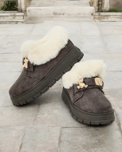 Royalfashion Женские короткие сапоги a'la snow boots Dobis