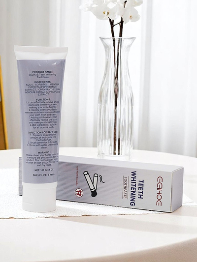 Plekkide eemaldamise ja valgendav hambapasta