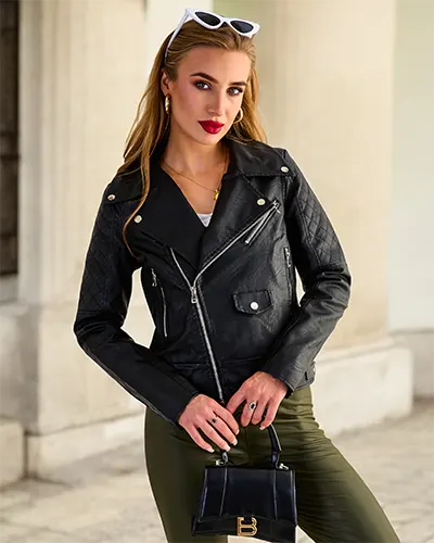Royalfashion Naiste ökonahast Ramones jakk
