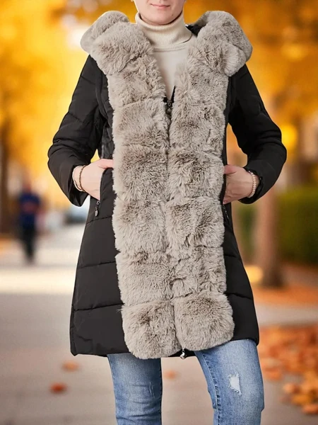 Royalfashion Women's jacket with detachable sleeves