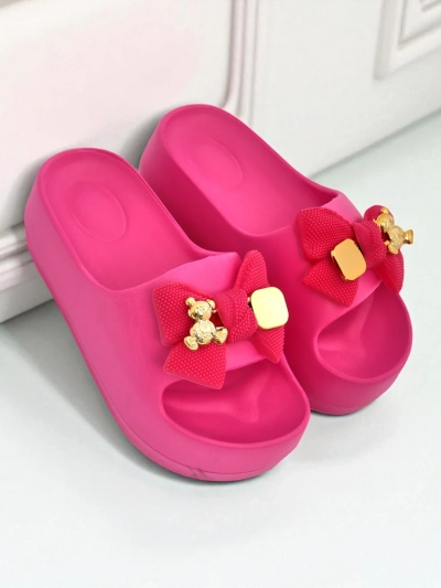 Royalfashion Женские резиновые шлепанцы с декоративным бантом Alday