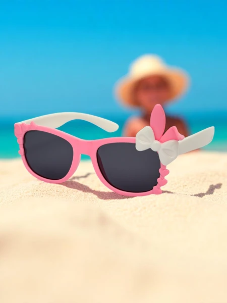 Royalfashion Laste päikeseprillid Bunny Shine kaunistustega