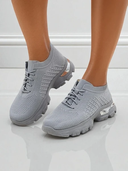 Naiste hallid kangast Atenea Light tossud madala 4,5 cm tallaga