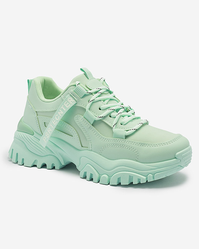 Мятные женские кроссовки спортивная обувь Evilpo- Footwear