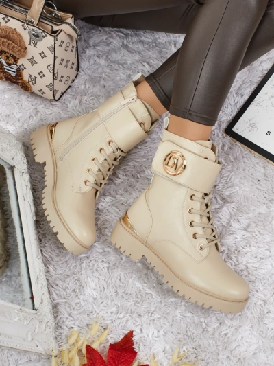 Women's Worker Boots with Embellishments Lorice