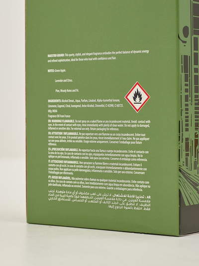 Вдохновлённая парфюмерная вода для мужчин Maestro Grand