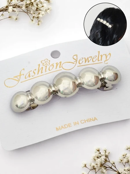 Royalfashion Juukseklamber Helmestega Krabiklamber