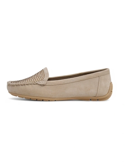 Royalfashion Women's moccasins with rhinestones Ezuess
