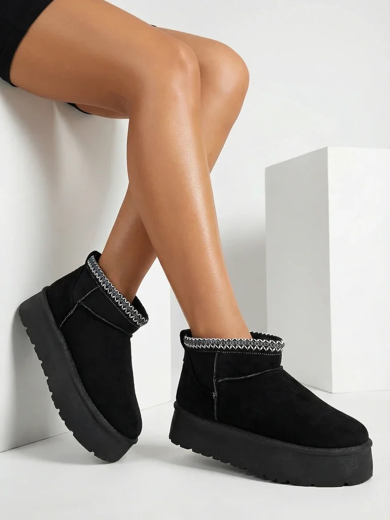 Royalfashion Women's short boots a'la snow boots Xoalla