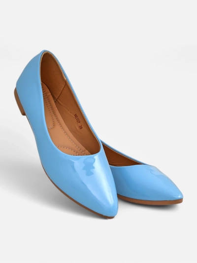 Royalfashion Women's patent ballet flats Aramiese