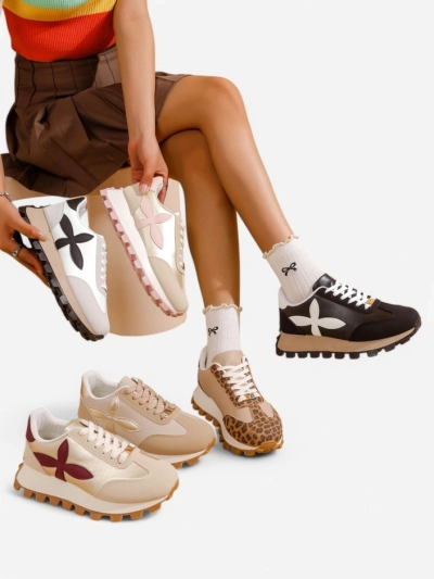 Спортивные кроссовки Royalfashion для женщин на толстой подошве Aloqa