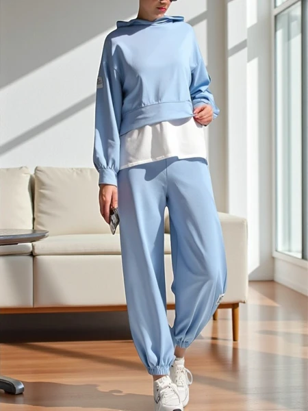 Royalfashion Naiste puuvillaste komplekt särgisisuga