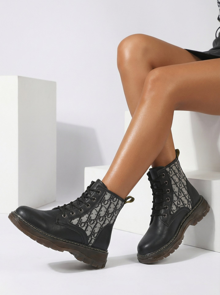 Женские ankle boots Royalfashion с принтом Efrioz