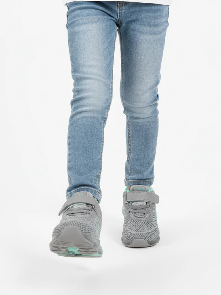 Astra Children's Sneakers Gray Synthetic Sports Summer