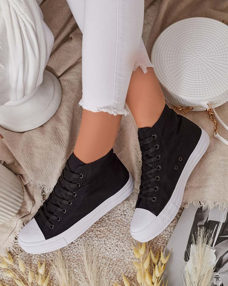 Royalfashion Women's High Sneakers Hirria