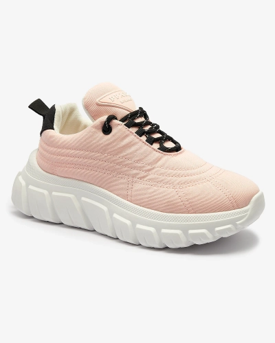 Heleroosad naiste riidest spordijalatsid Riotay- Jalatsid