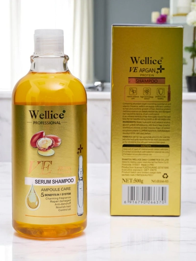 Professional hair shampoo with argan oil – Intensive hydration and hair smoothing 5-in-1