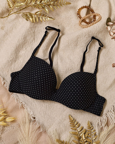 Royalfashion Women's Dotted Bra