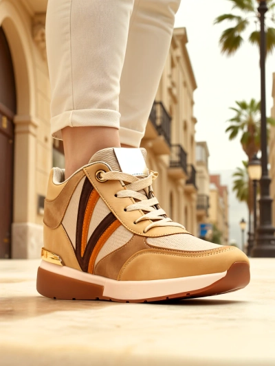 Royalfashion Women's sports shoes with a hidden wedge Venixxe