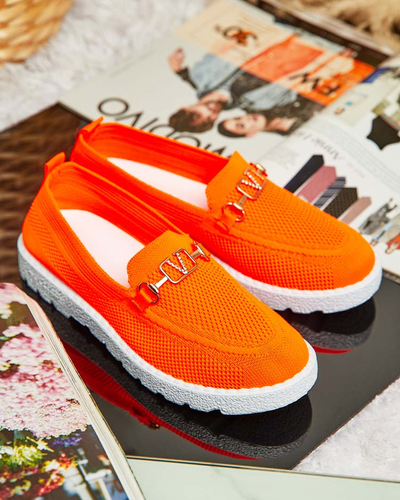 Royalfashion Naiste kangast mokassiinid kuldse kaunistusega Erticae