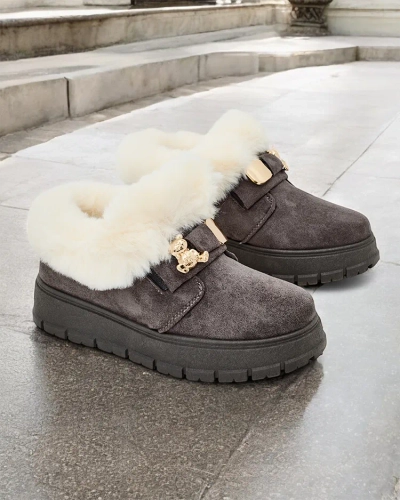 Royalfashion Женские короткие сапоги a'la snow boots Dobis