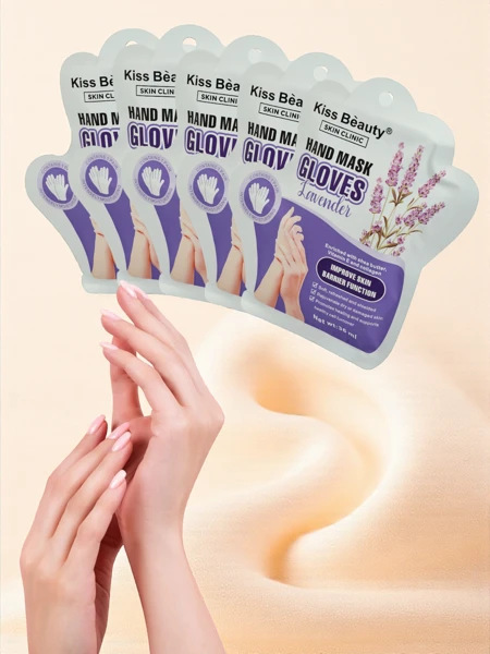 Aurelia Hand Mask Gloves Lavender - Moisturizing hand gloves 30 g
