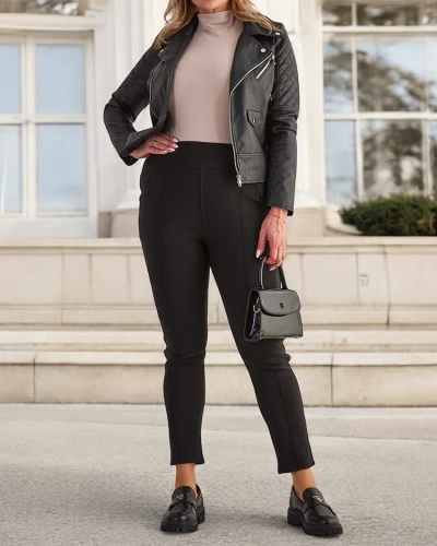 Royalfashion Soojad naiste treggings püksid PLUS SIZE