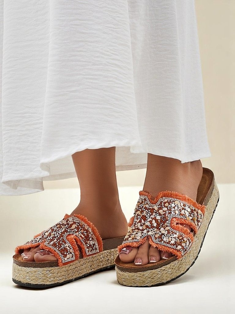 Royalfashion Женские шлёпанцы с украшениями Candy Candy