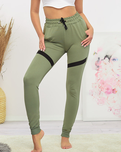 Women's green sweatpants - Clothing