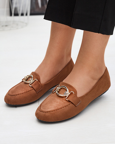 Kaameli öko-seemisnahast loafers Brussi - Jalatsid