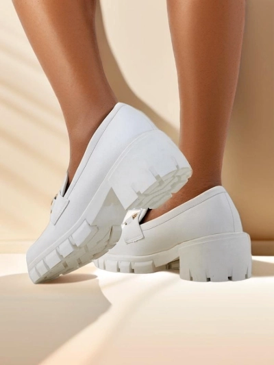 Royalfashion Women's moccasins with low heel Tollere