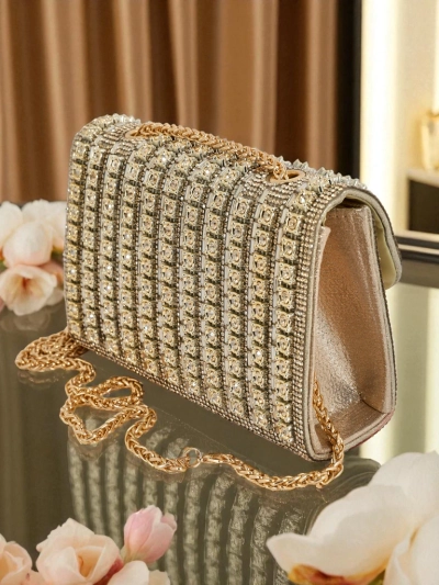 Royalfashion Women's Clutch Bag with Zirconia Elira Dusk
