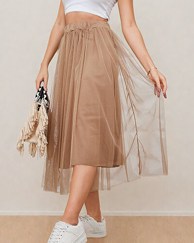 Royalfashion Naiste kahekihiline midi seelik