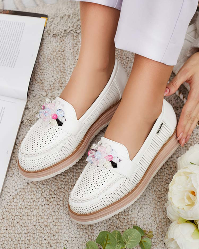 Royalfashion värviliste kividega mokassinad Restea