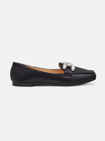 Royalfashion Women's moccasins with rhinestones Lecilla