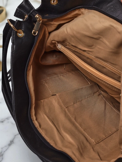 Naiste kott Atena Nero – elegantne must ökonahast kott