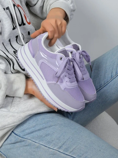 Royalfashion Women's sporty platform sneakers Revided