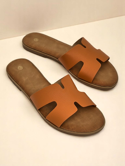 Royal Fashion Women's Casual Flat Slides