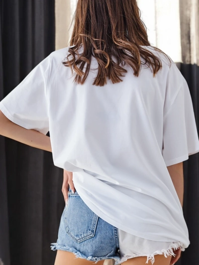 Royalfashion Women's Cotton T-shirt Romantic Butterfly