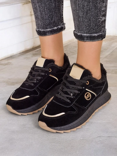 Royalfashion Insulated women's sneakers with fur Boris