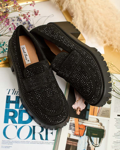 Royalfashion Naiste mokassinad tsirkoonidega Epolls