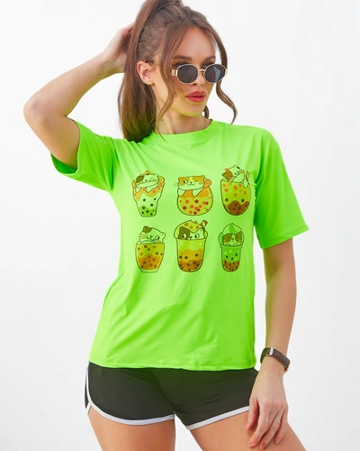 Royalfashion Naiste spordikomplekt T-särgiga ja lühikesed püksid Kitty Cat