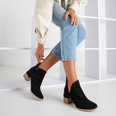 Black women's ankle boots Jeneuer - Footwear