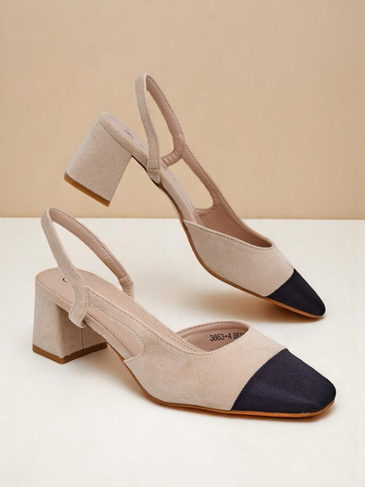 Royalfashion Женские туфли-лодочки на низком каблуке с декоративным носком Eleganzo