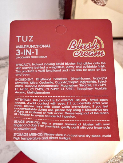 Кремовые румяна в баночке Wow Peachy