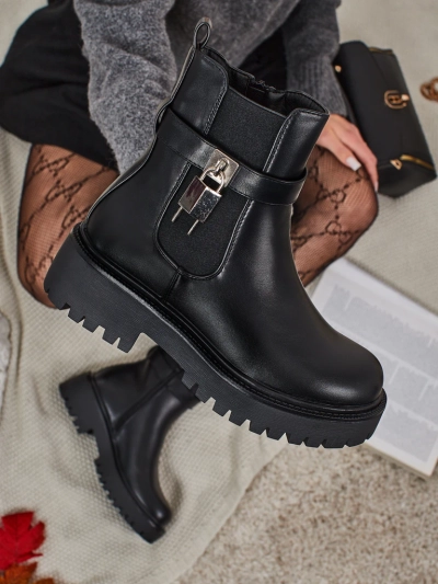 Eco-leather women's ankle boots Talve