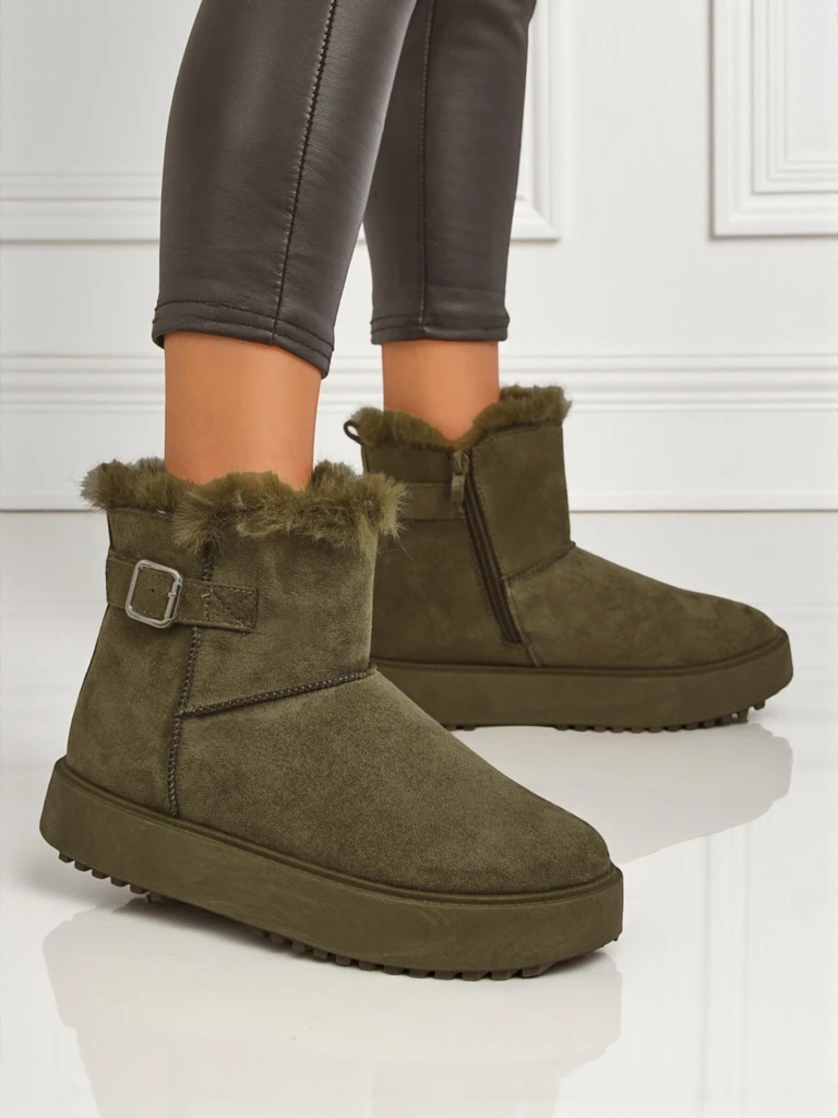 Royalfashion Короткие женские ботинки a'la снегоходы Aurelia Classico